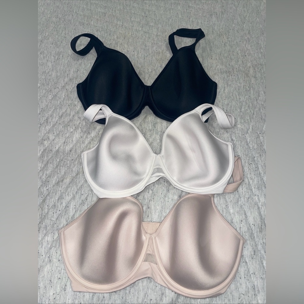 Set Of 3 - Bali Bra 36DD Minimizer Bra 3490  Smooth U Ultra